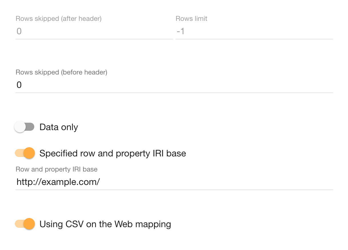 Tabular configuration, part 2